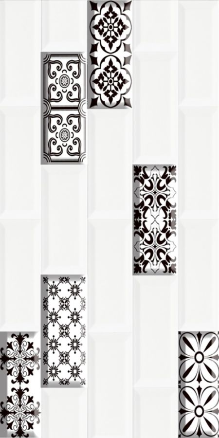 Seramiksan Oscar Patchwork Motif Parlak Duvar Seramiği 697710