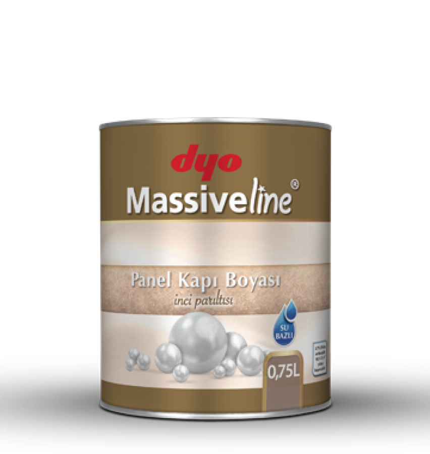 Dyo Massiveline Su Bazlı Panel Kapı Boyası İnci Parıltısı 0,75