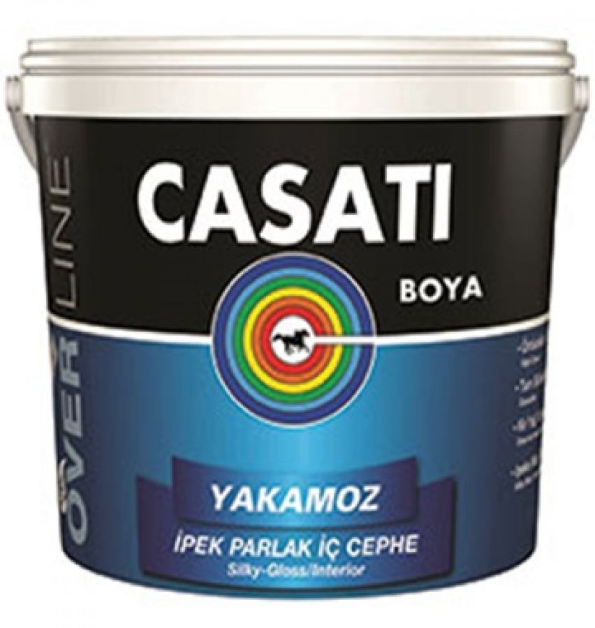 Casati Overline Yakamoz İpek Parlak İç Çephe Son Kat Bayası 2,5 LT